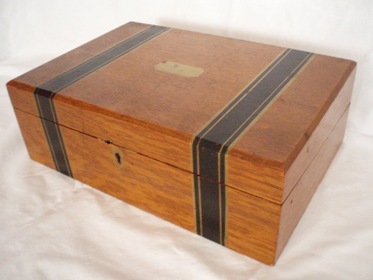 Oak Lap Desk Doent Box Antique