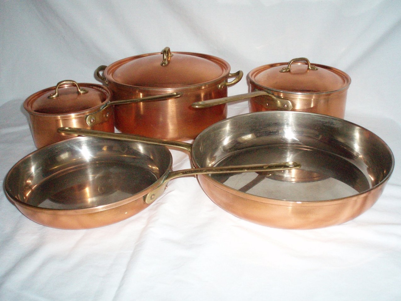 Stainless steel cookware dishwasher not, 8 pc copper cookware set