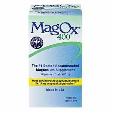 Pack of 12-Mag-Ox 400 mg Tablet 400 mg 120 By Advanced Vision Research USA 