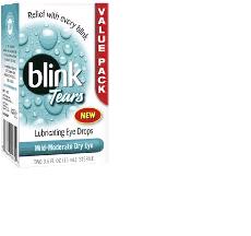 Pack of 12-Blink Tears Value Pack Drops 2X15 ml By J&J Consumer USA 
