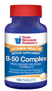 GNP Vit B-50 Cmpx Pr Tab 100 By GNP Items USA 