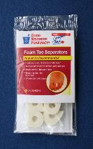 Case of 16-GNP Separator Toe Soft Fom 3X8 Foam 3X8 By Aetna Felt Corporation/GNP USA 