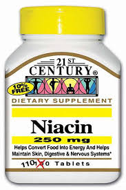 Pack of 12-Niacin 250 mg Tablet Pr Tab 250 mg By 21st Century USA 