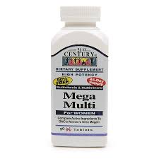 Multivitamins Mega Women Tablet 90 By 21st Century USA 