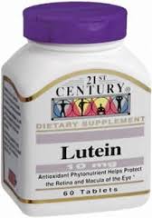 Pack of 12-Lutein 10 mg Tablet 21Cent Tab 10 mg 60 By 21st Century USA 
