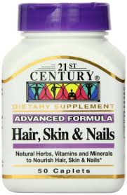 Pack of 12-Hair Skin Nails Advan Form Capsule 50 By 21st Century USA 