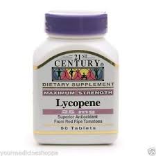Lycopene 25 mg Max Strength Tab 60 By 21st Century USA 