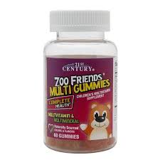 Pack of 12-21St Century Zoo FrienDS Muti Vitamin Gummy 60 By 21st Century USA 