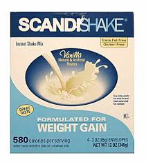 Pack of 12-Scandishake Powder Single Vanilla Powder 4X3 oz By Allergan USA 