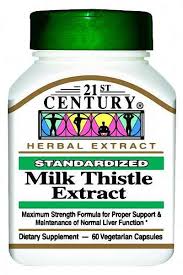 Milk Thistle Vegi Capsule 60 By 21st Century USA 