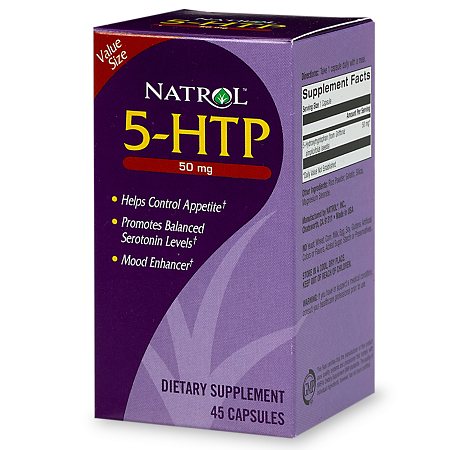 Natrol 5-Htp 50 mg Capsule 50 mg 45 By Natrol USA 