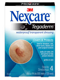 Pack of 12-Nexcare Tegaderm Dressing 4X4-3/4 4 By Nexcare 3M USA 