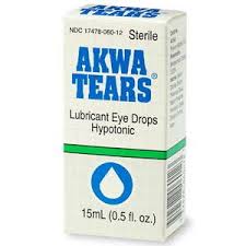 Case of 144-Artificial Tears Original Lubricant Eye Drops 15 ml By Akorn Polyvi Sol 15 ml By Akorn USA 