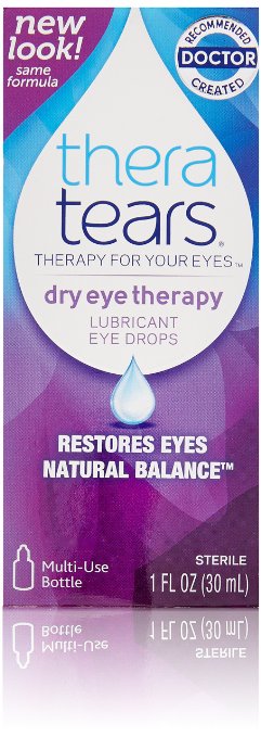 Case of 24-Theratears Dry Eye Drop 30 ml Drops 1 oz By Advanced Vision Research USA 