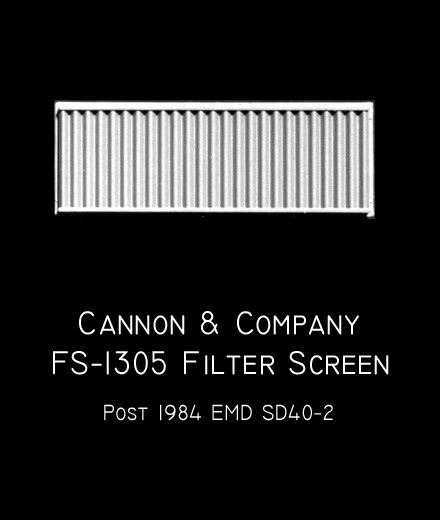 Cannon FS-1305 Inertial Filter Screens- SD-40-2