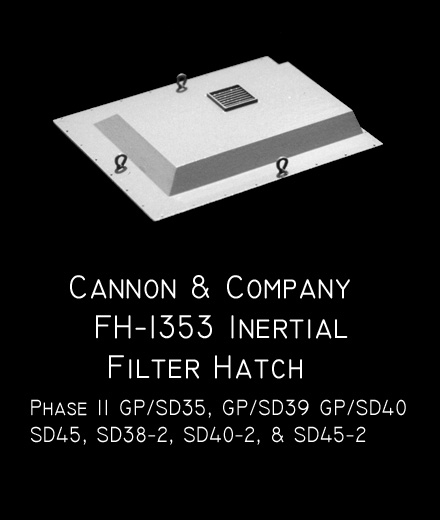 Cannon FH-1353 Inertial Filter Hatches late 35 line