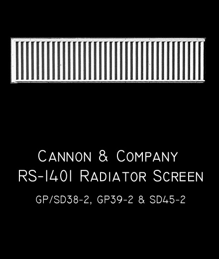Cannon RS-1401 Radiator Screens