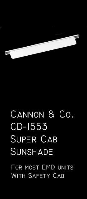 Cannon SH-1553 Super cab sunshades