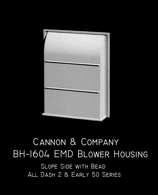 Cannon BH-1604 Blower housing-Dash 2 & early 50 series