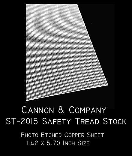 Cannon ST-2015 Safety tread stock 1.42 x 5.7 sheet