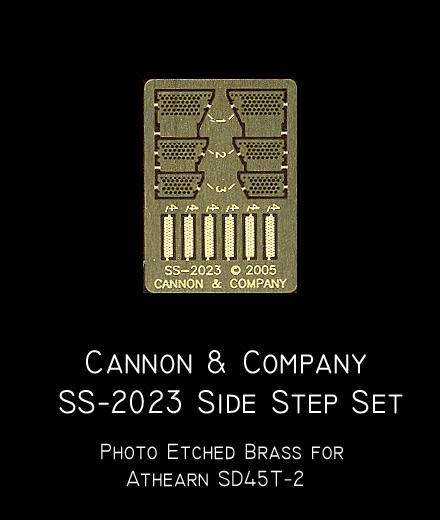 Cannon SS-2023 Side step set for Athearn SD-45T-2
