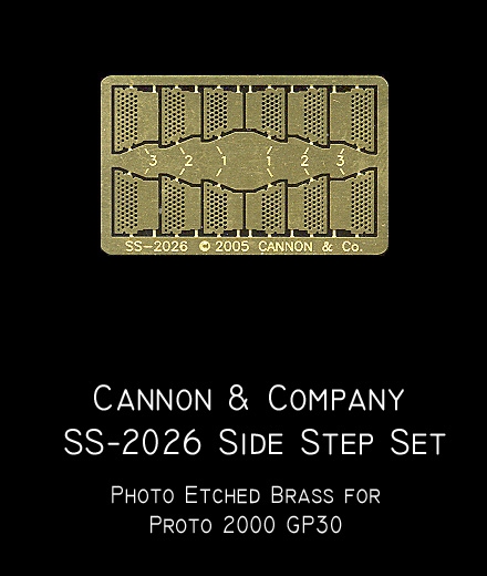 Cannon SS-26 Side step set for Proto 2000 GP-30