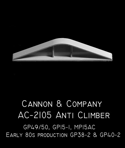 Cannon AC-2105 Anticlimber-- 50 Series  late Dash-2 & GP-15-1  (pkg. 2)