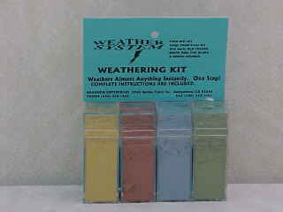 Large 4-Color Weathering Kit FF-167 WSL(colors yellow, green blues, brick))