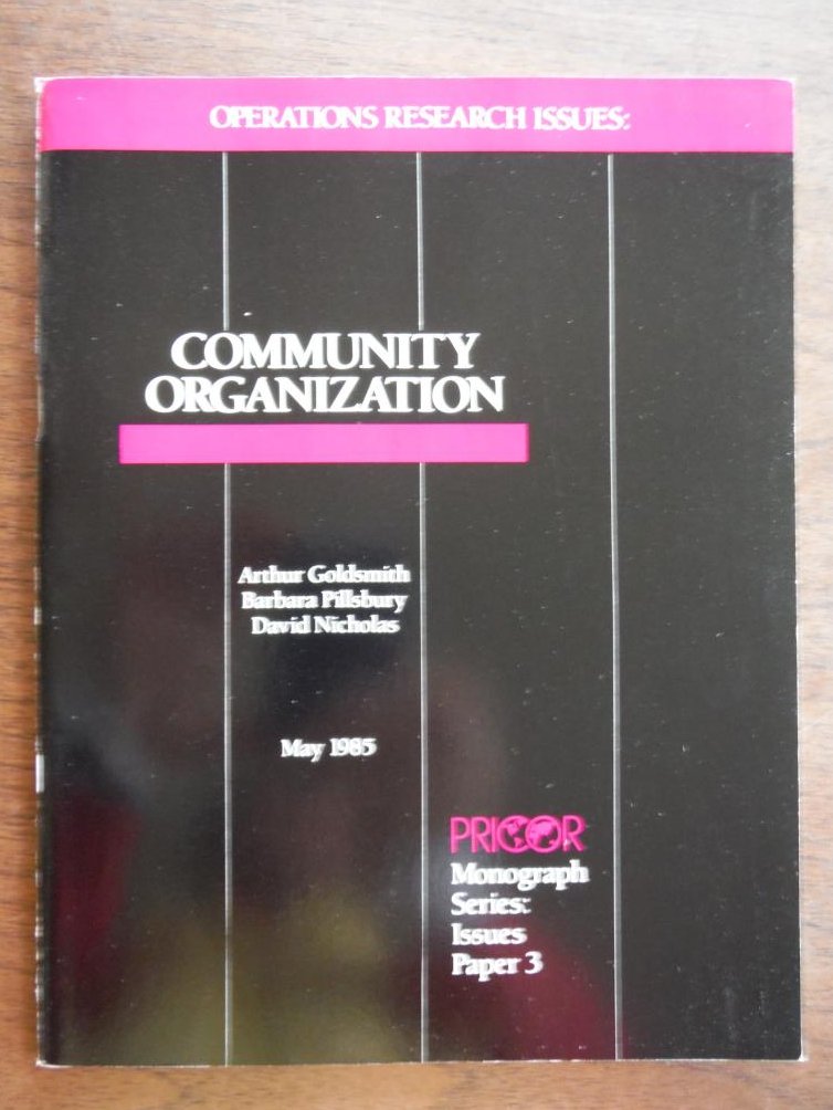 Image 0 of Operations Research Issues: Community Organization