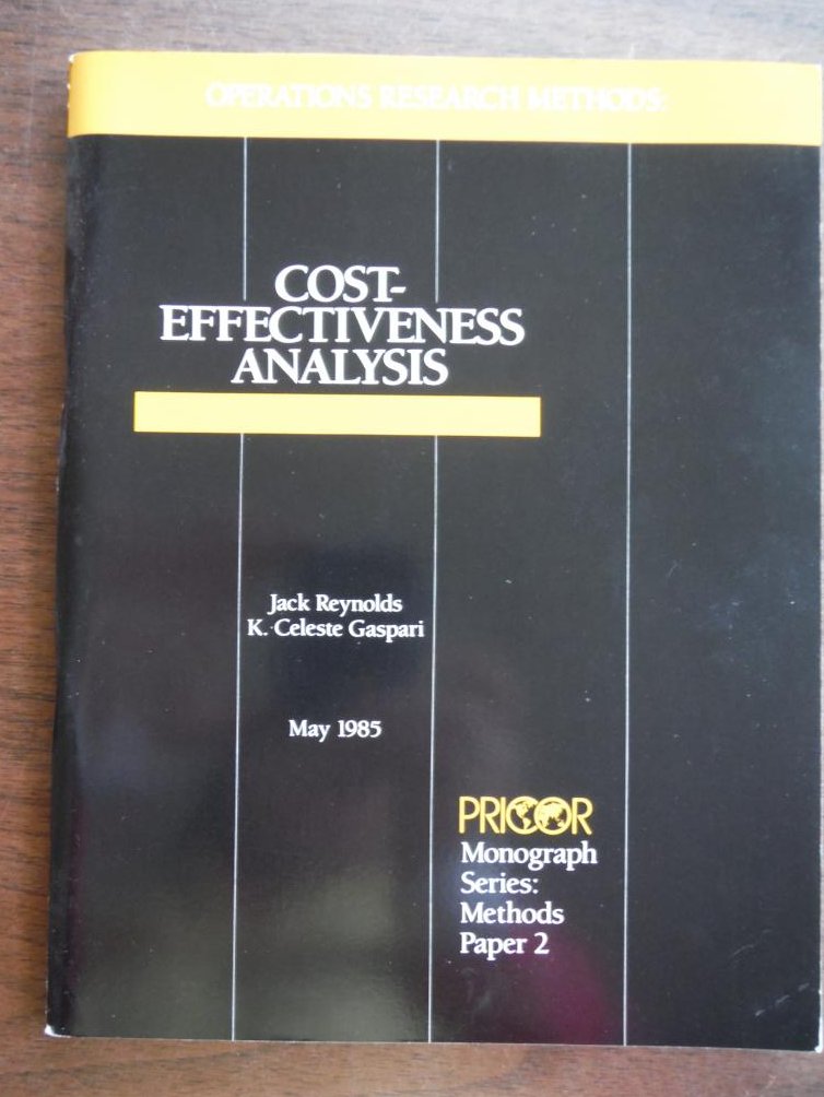 Image 0 of Operations Research Methods: Cost-Effectiveness Analysis
