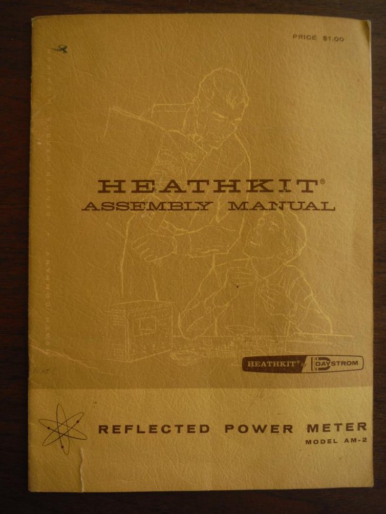 Heathkit Assembly Manual Reflected Power Meter Model A-2