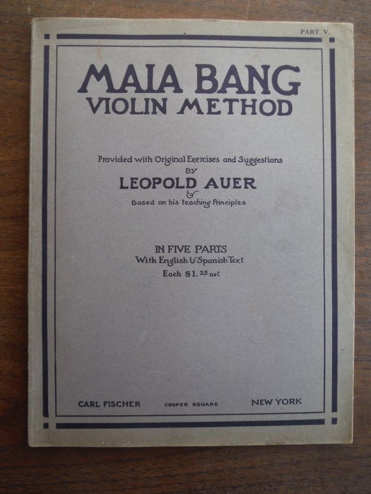 Image 0 of Maia Bang Violin Method Provided with Original?Exercises and Suggestions by Leop