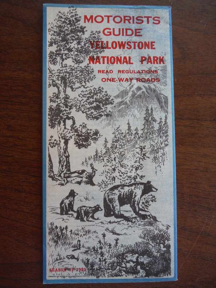 Image 0 of Motorists Guide Yellowstone National Park Season of 1933