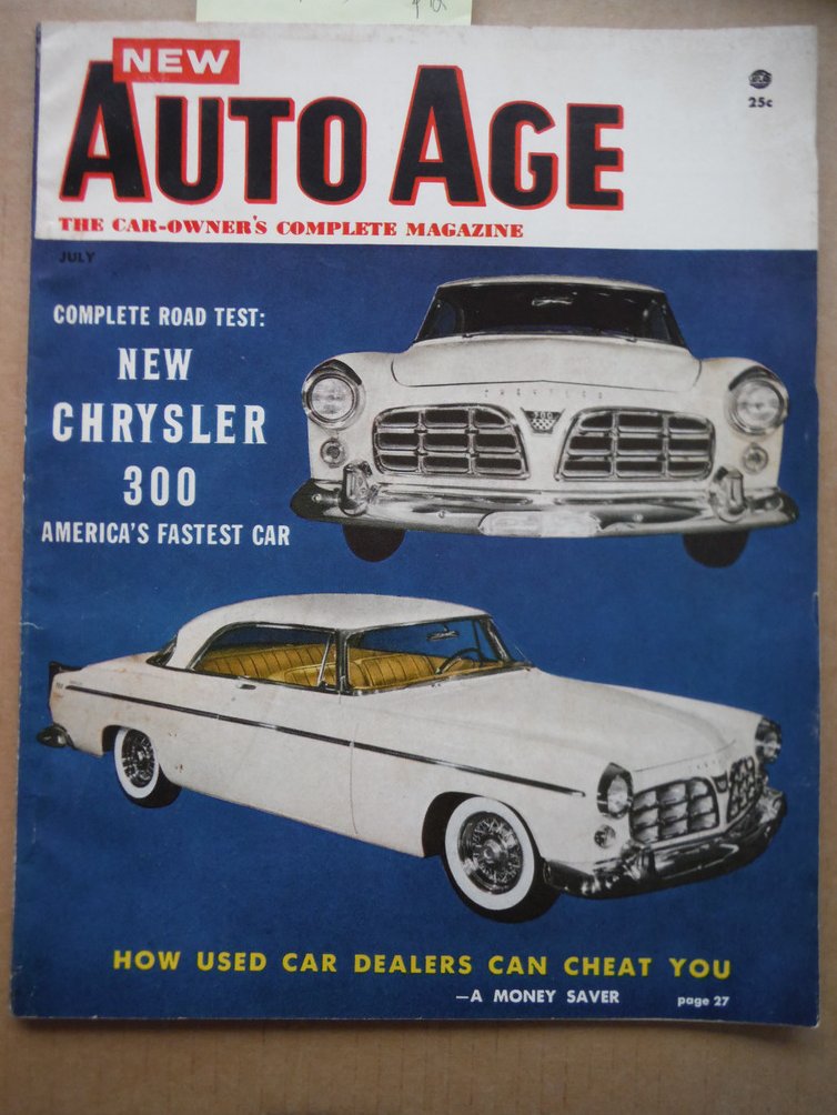 Image 0 of New Auto Age Magazine July 1955 (The Car-Owner's Complete Magazine)