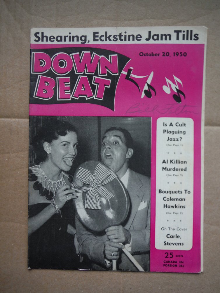 Image 0 of Down Beat Magazine October 20, 1950