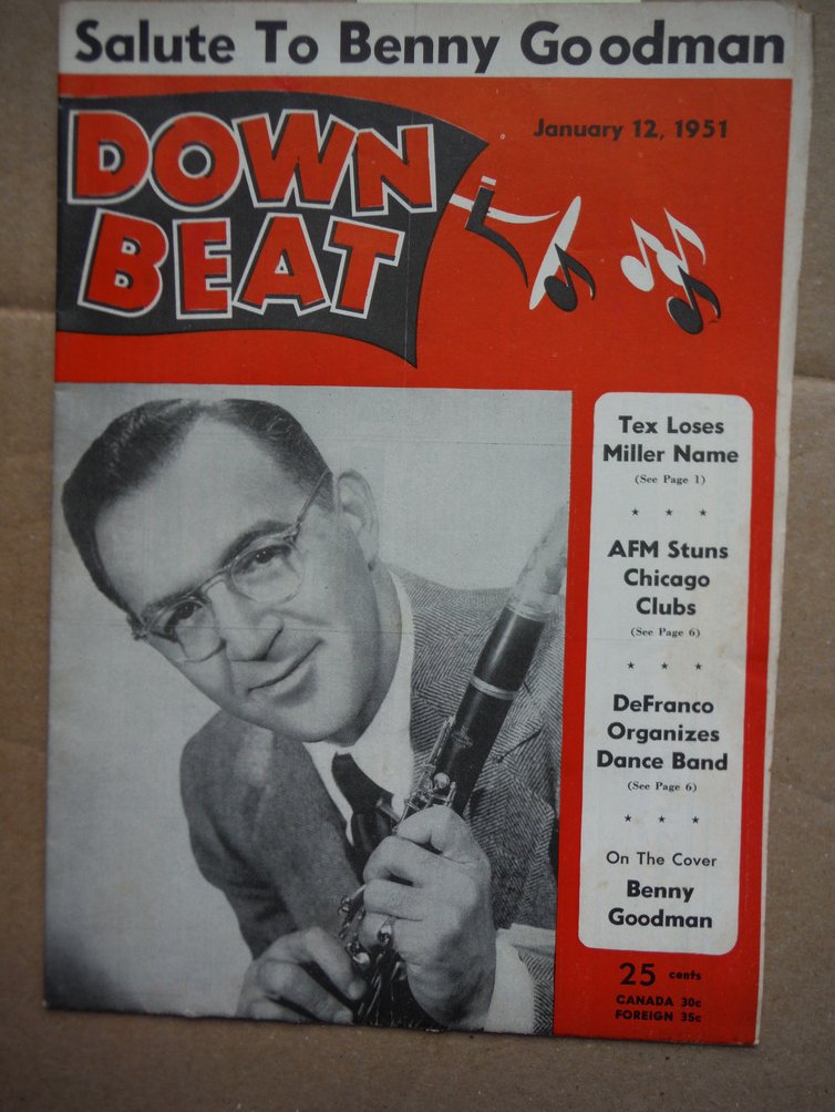 Image 0 of Down Beat Magazine - January 12, 1951