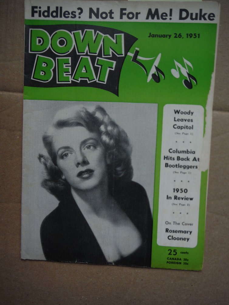 Image 0 of Down Beat Magazine - January 26, 1951