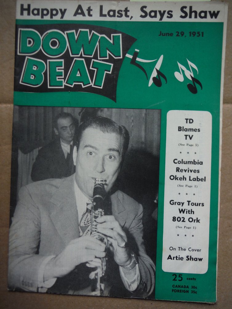 Image 0 of Down Beat Magazine - June 29, 1951