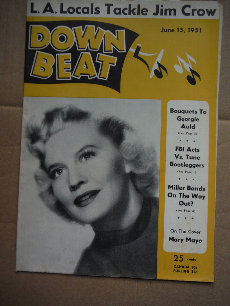 Image 0 of Down Beat Magazine - June 15, 1951