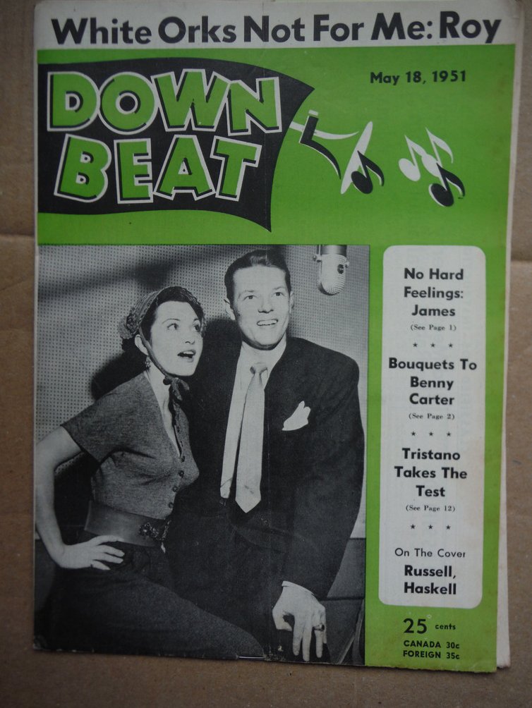 Image 0 of Down Beat Magazine - May 18, 1951