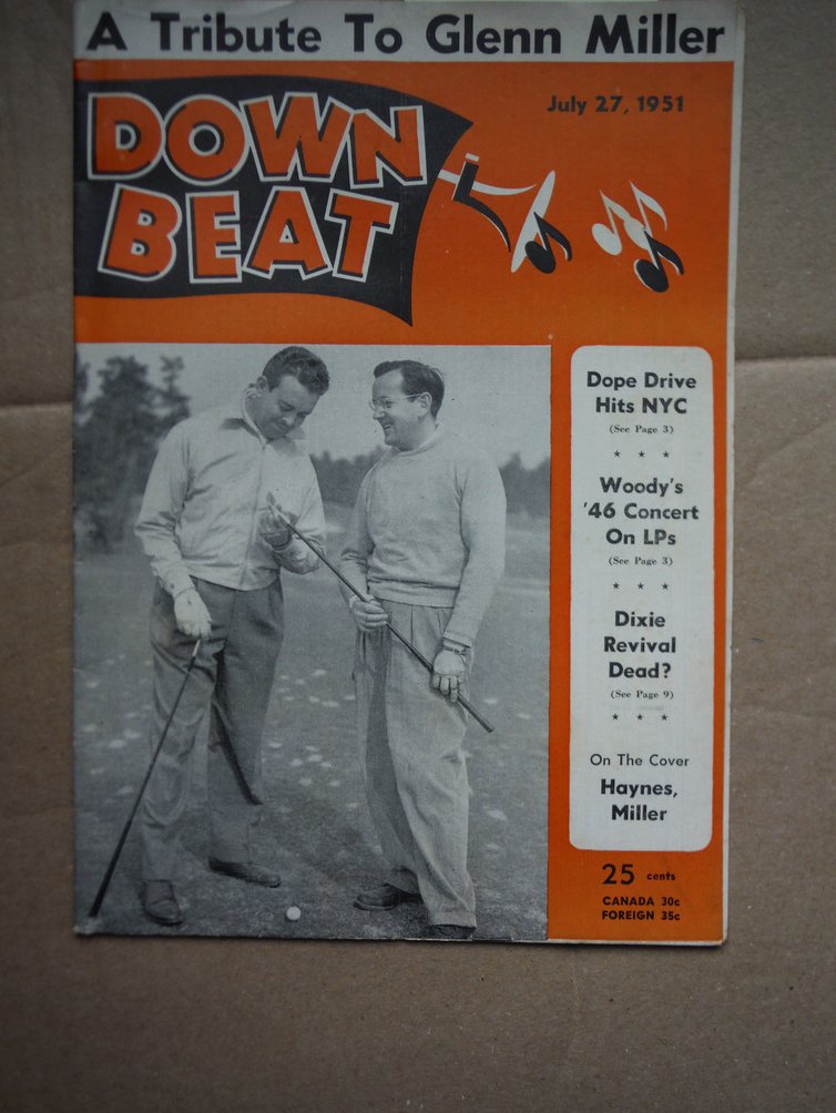 Image 0 of Down Beat Magazine - July 27, 1951