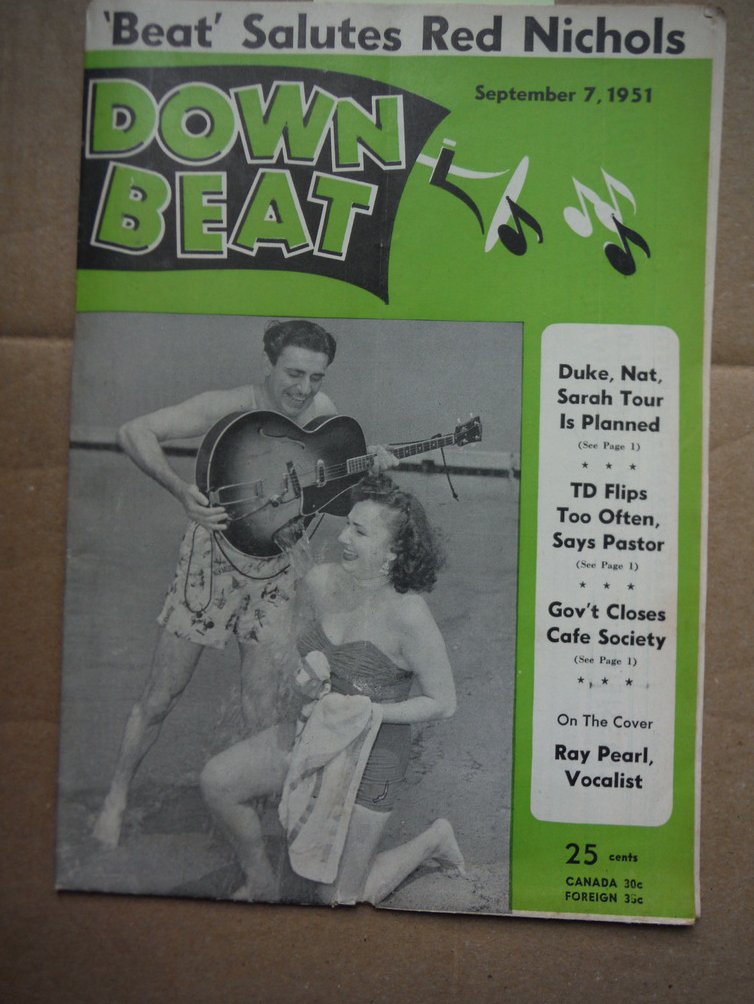 Image 0 of Down Beat Magazine - September 7, 1951