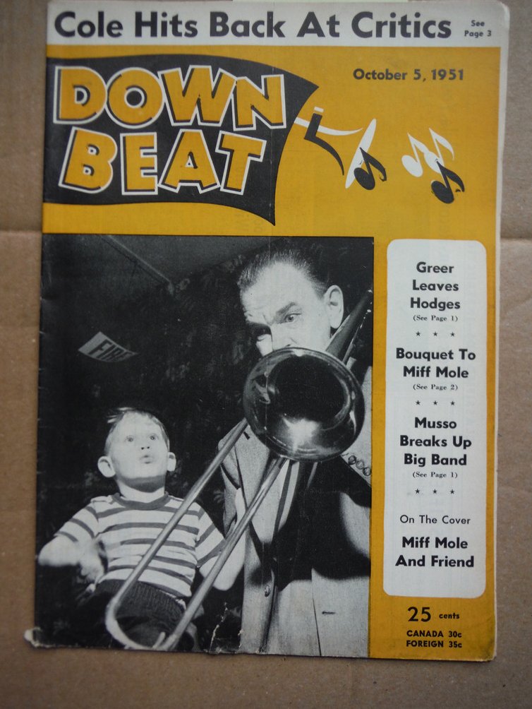 Image 0 of Down Beat Magazine - October 5, 1951