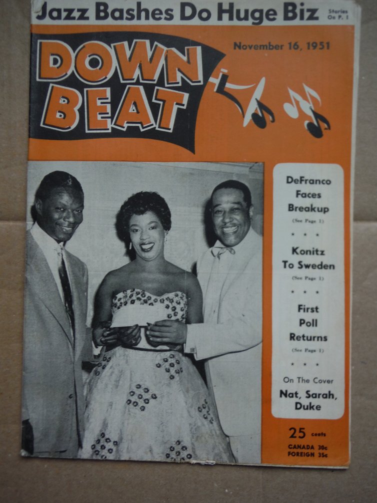 Image 0 of Down Beat Magazine - November 16, 1951