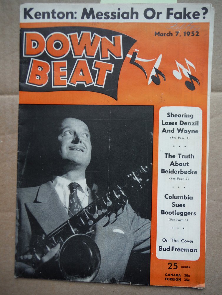 Image 0 of Down Beat Magazine - March 7, 1952