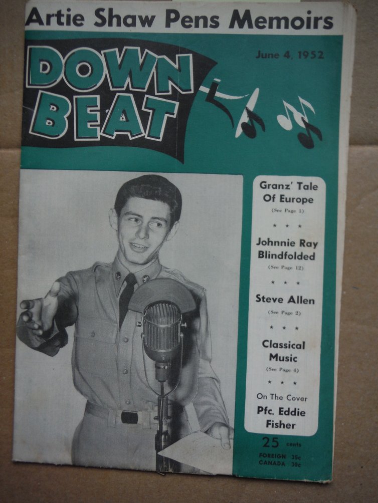 Image 0 of Down Beat Magazine - June 4, 1952