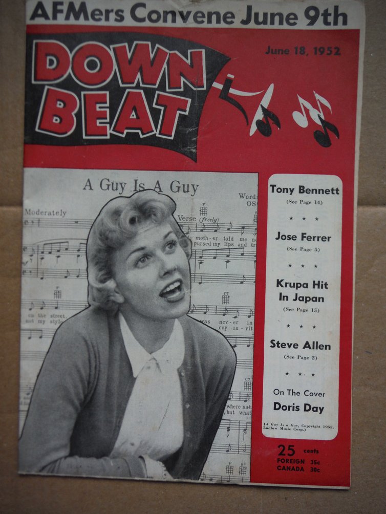 Image 0 of Down Beat Magazine - June 18, 1952