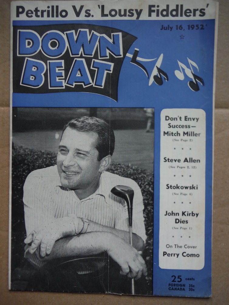 Image 0 of Down Beat Magazine - July 16, 1952