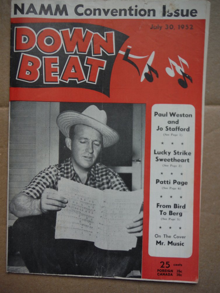 Image 0 of Down Beat Magazine - July  30, 1952