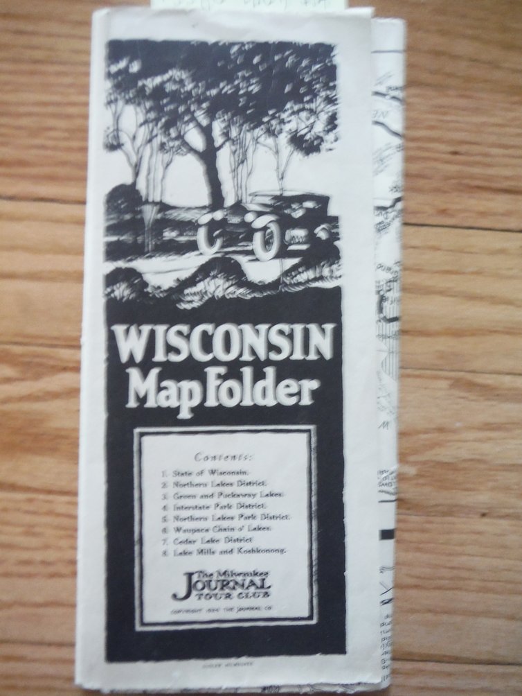 State of Wisconsin Map Folder (1924)